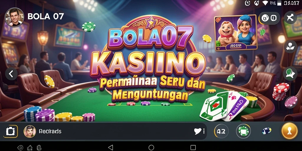 Screenshot BOLA07 menampilkan gameplay seru dari permainan Kasino.