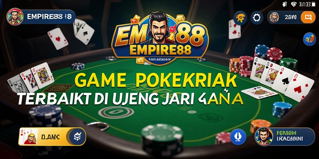 Tampilan menarik dari gameplay Poker di EMPIRE88 yang mengasyikkan.