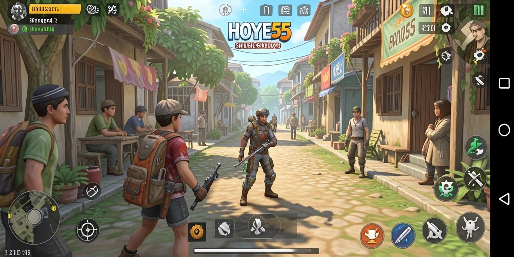 Tampilan gameplay HOYE55 yang menarik dan interaktif.