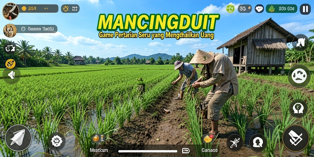 Tangkapan layar gameplay <strong>MANCINGDUIT</strong> yang menarik saat menangkap ikan.
