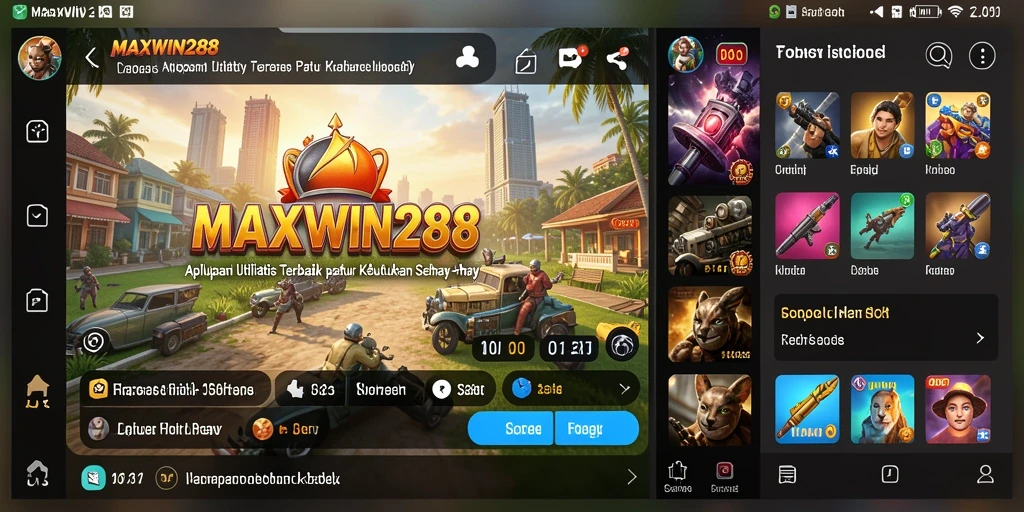 Tampilan utama aplikasi MAXWIN288 yang memudahkan pengelolaan tugas.