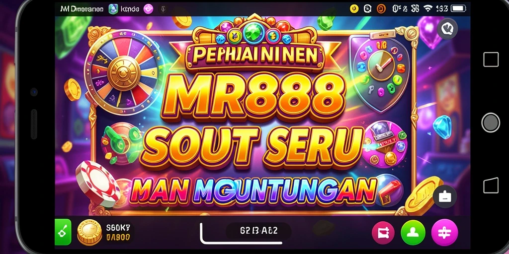 Tampilan gameplay slot MR888 dengan animasi indah dan fitur menarik.