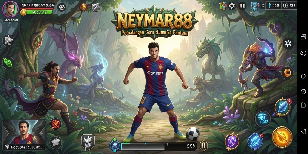Tampilan menakjubkan dari gameplay seru NEYMAR88.