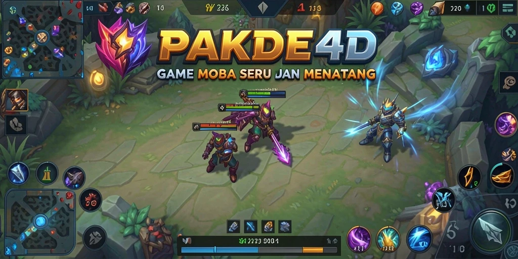 Tampilan gameplay PAKDE4D yang penuh aksi dan strategi.