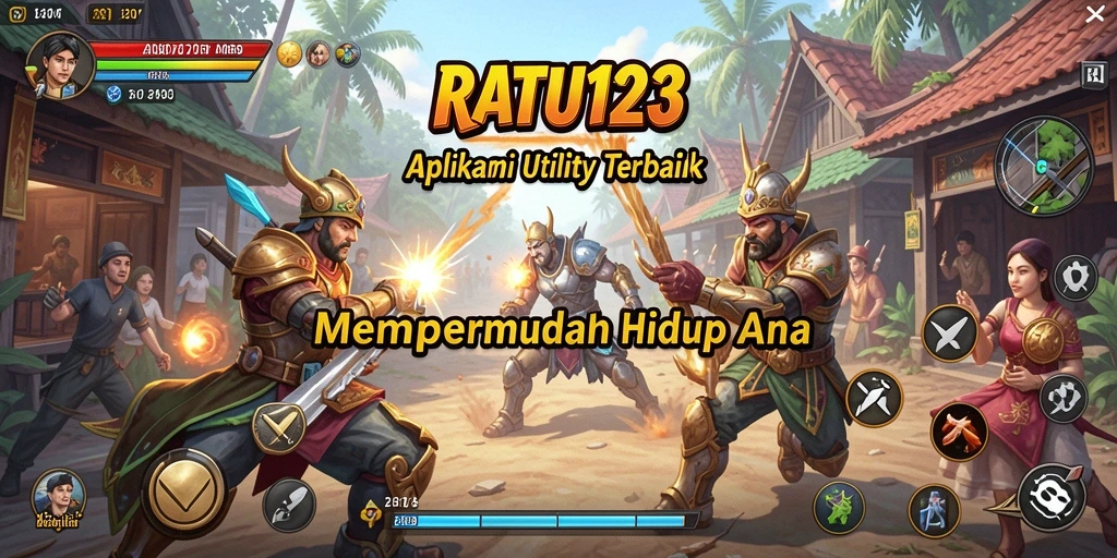 Screenshot utama RATU123 menampilkan antarmuka aplikasi Utility yang intuitif.