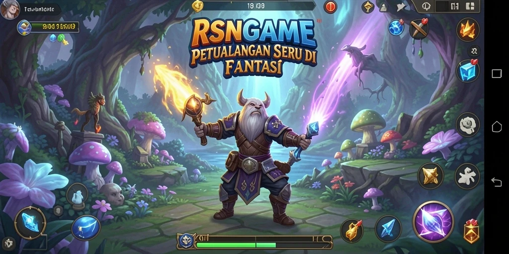 Tampilan menarik dari gameplay RSNGAME dengan karakter dan dunia petualangan yang fantastis.