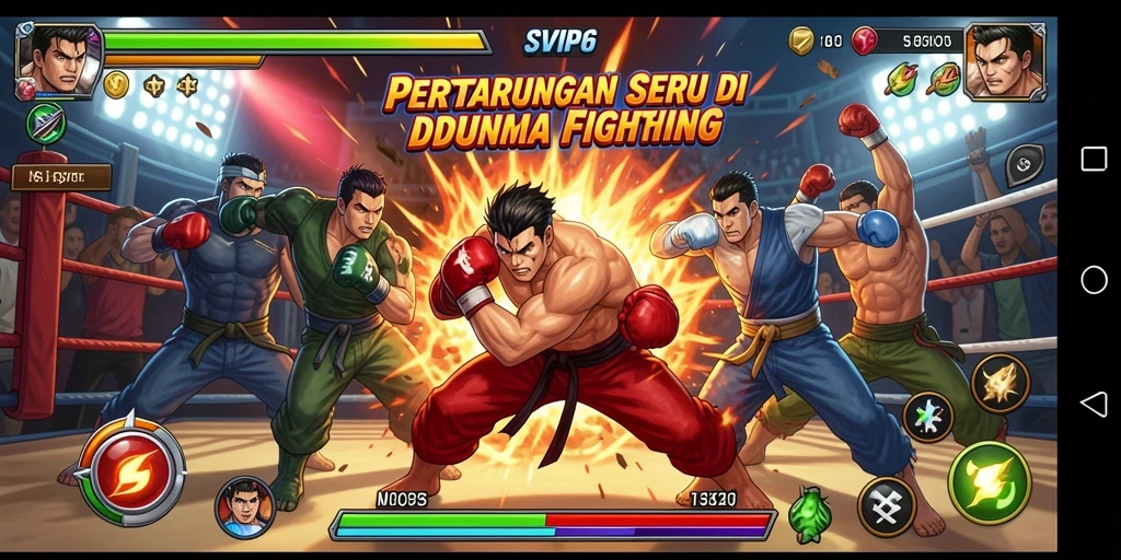 Tampilan gameplay SVIP6 yang menegangkan dan penuh aksi.
