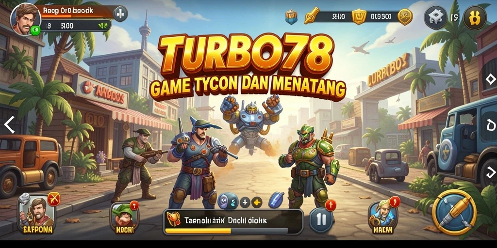 Gameplay seru dari TURBO78 yang menguji strategi bisnis Anda.