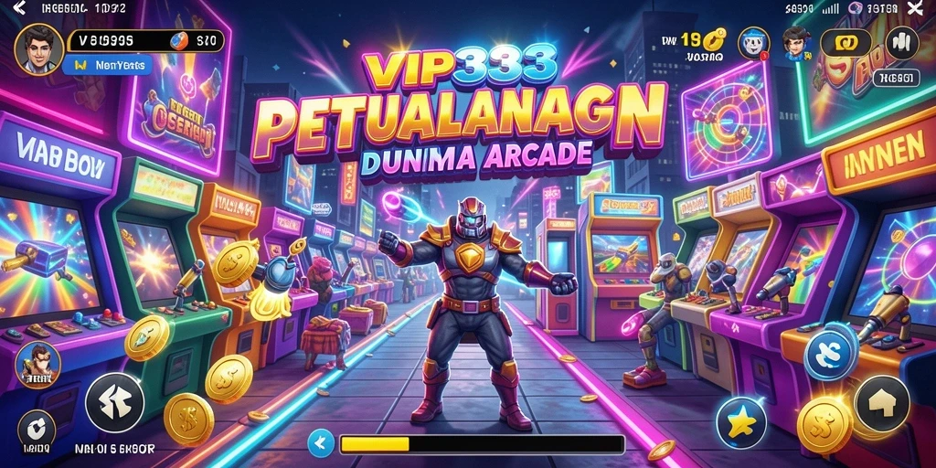 Tangkapan layar VIP333 menampilkan gameplay arcade yang berwarna dan mengasyikkan.